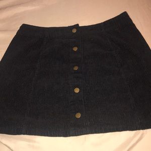 Black cotton  skirt